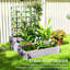 Wood Raised Garden Bed with Trellis