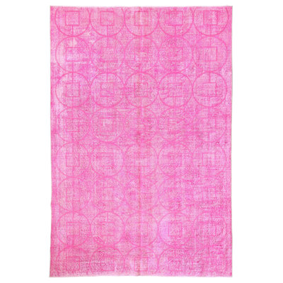 Embroidered Overdye One-of-a-Kind Rectangle 6' 10" x 10' Area Rug