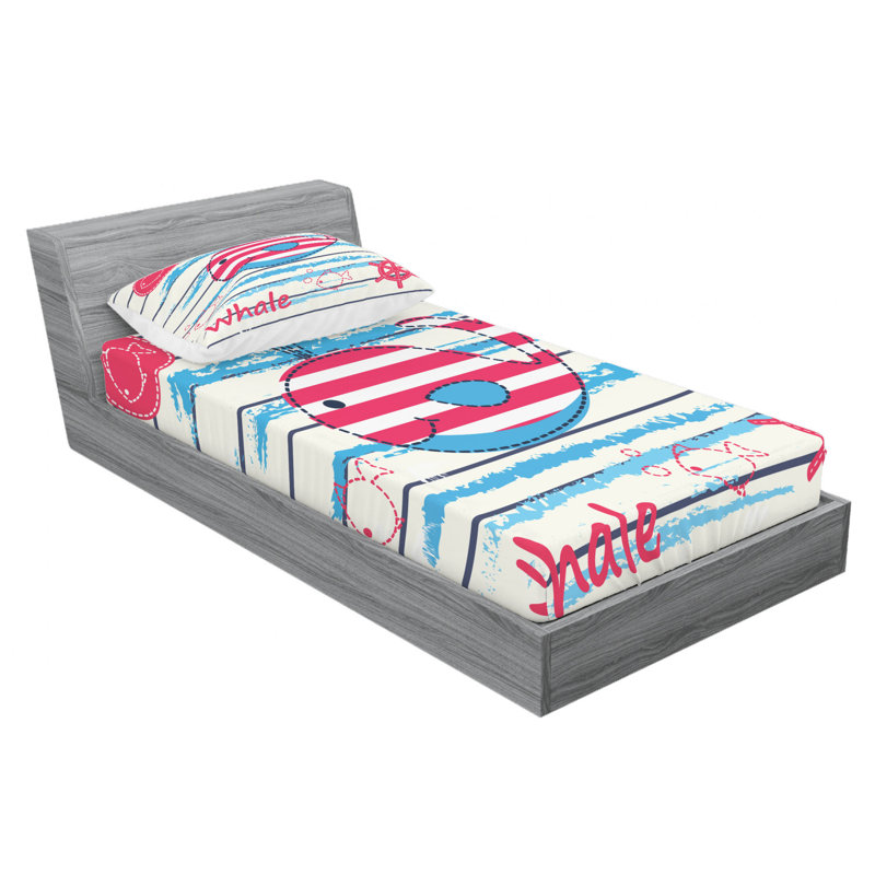 Microfiber Sheet Set, Twin Sheet Set with Fitted Sheet