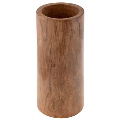 SIERRA WOOD VASES  NATURAL LARGE (S22)