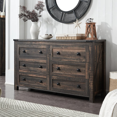 Grantville Farmhouse 6 - Drawers Double Dresser