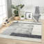Tapis gris / ivoire à motif géométrique campagnard-478603822
