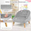 Fauteuil club avec repose-pieds Lorata