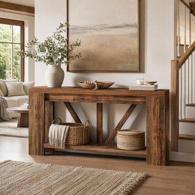 Console 70,9 po à 2 niveaux Farmhouse