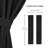 Millendon Energy Saving Modern Polyester Grommet Room Darkening Curtain Pair-1411589323-1470439795