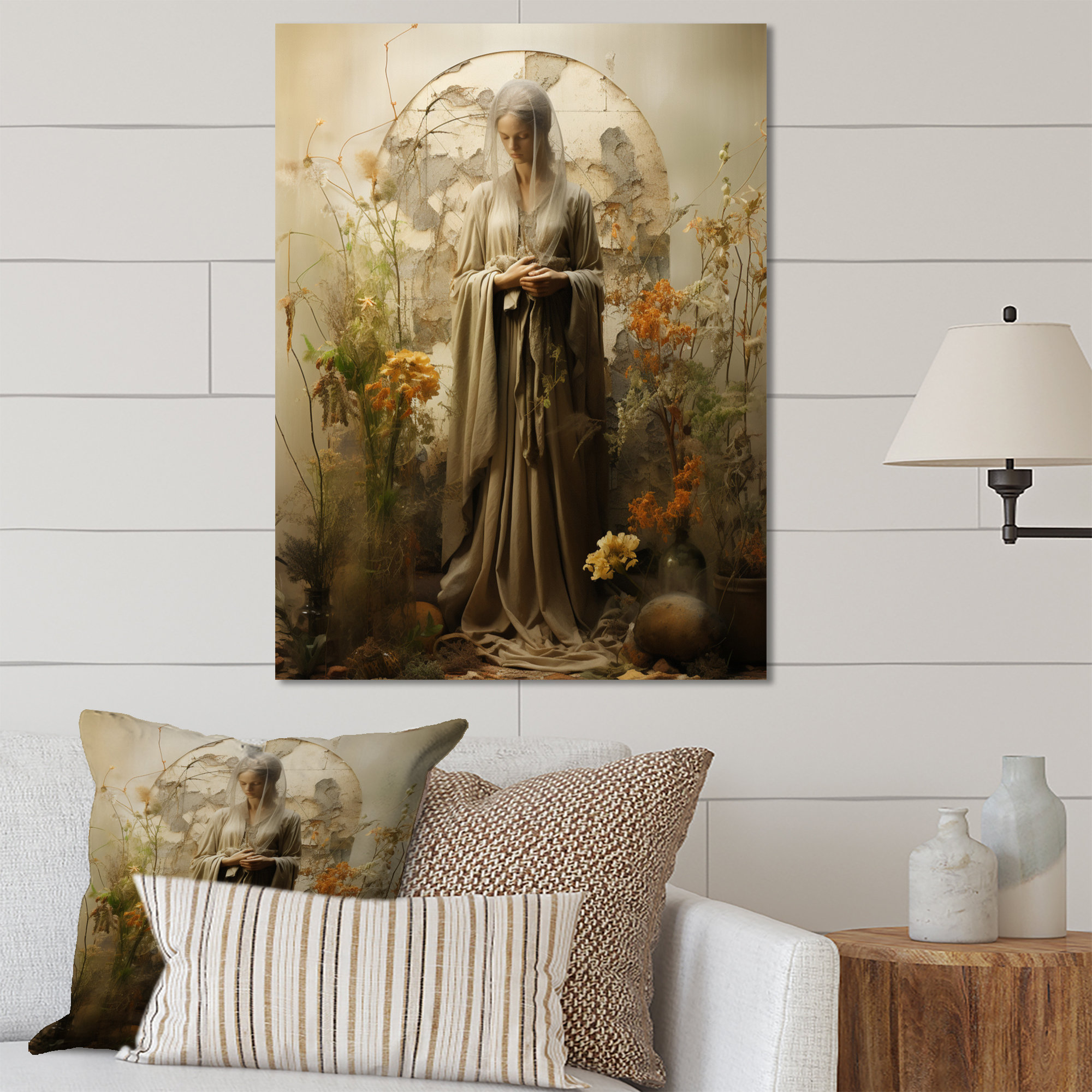 Red Barrel Studio® Folk Religion Divine Connection I - Spiritual Metal ...