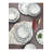 Elegant 24-Piece Dinner Set, 100% Porcelain, Includes 6 Service Plates (10.6 x 10.6 in), 6 Dinner Plates (9.1 x 9.1 in), 6 Dessert Plates (8.7 x 8.7 in), 6 Bowls (6.7 x 6.7 in) | Dishwasher & Microwave Safe, Perfect for Formal Dining