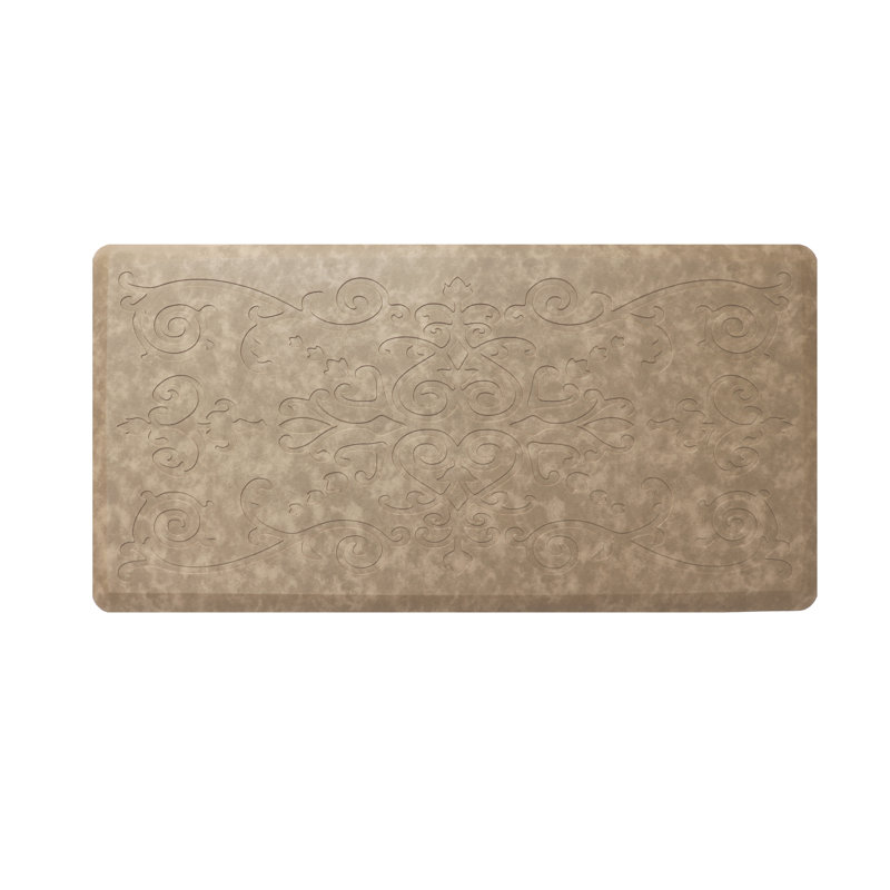 Tapis de sol anti-fatigue, Beige, Rectangle 1 pi 5 po x 2 pi 4 po