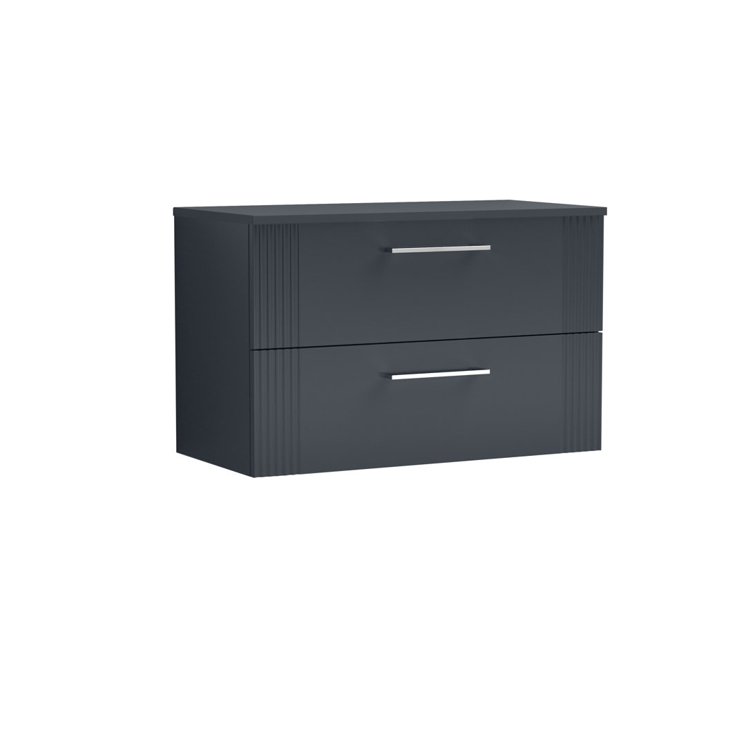 B&Q - 800 W/h 2-Drawer Vanity & Worktop - Image 3