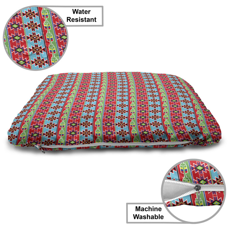 Multicolore, lit pour animal de compagnie Ambesonne