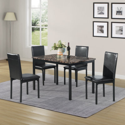 5 Piece Dining Set Dining Table Set Dining Room Set Dining Set Kitchen Table and Chairs