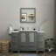  Ensemble de meuble-lavabo simple 54 "avec miroir-27042784