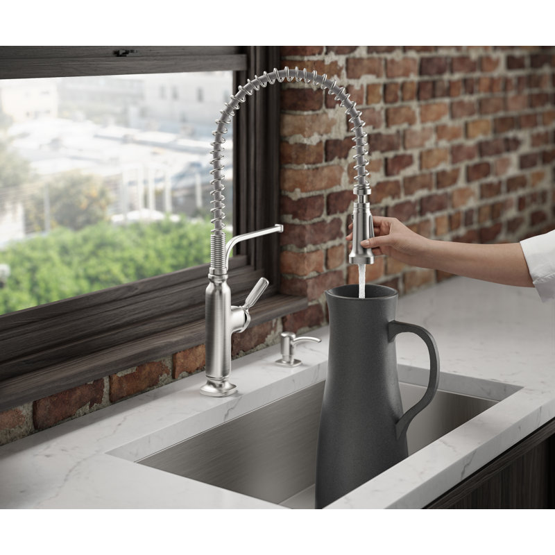 Vault 33" L x 22" W Top Mount/Under Mount Large Single Bowl Kitchen Sink, 1 Hole