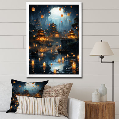 Japon Art Sea Of Lanterns III " Japon Art Sea of Lanterns III " Color Photography Print