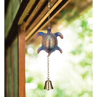 Cast Garden Bell - Sea Turtle