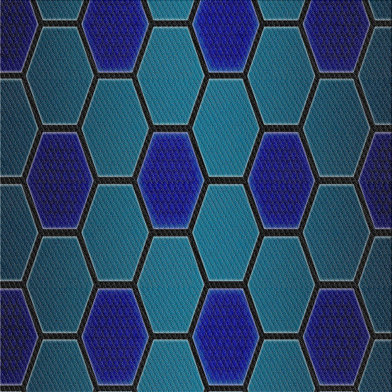 Fabriqué à la machine à partir de laine et de polyester turquoise/bleu marine wilridge tissé à la machine Tapis décoratif