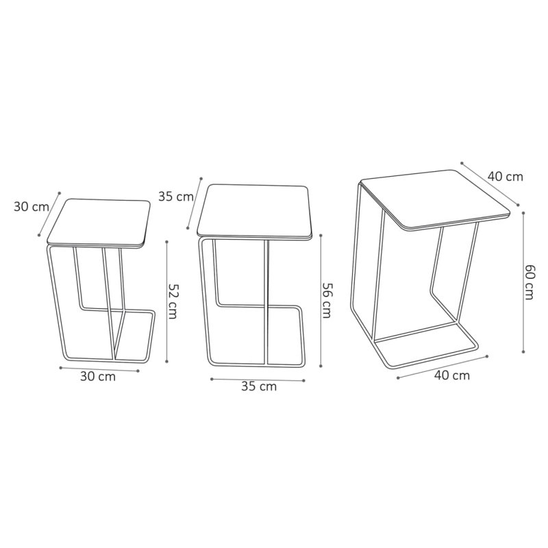Giraud Frame Nest Of Tables