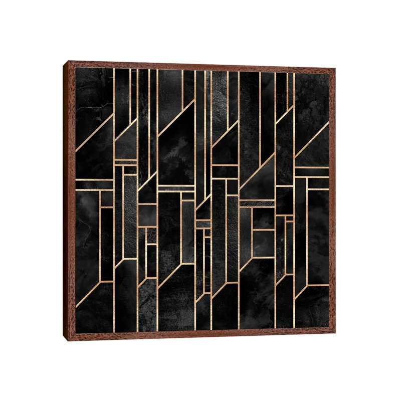 Black Skies by Elisabeth Fredriksson - 1 Piece Wall Art on Canvas, 93.98 cm H x 93.98 cm W, Brown Floater Framed