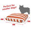 Memory Foam Striped Pillow-35291697-35291706