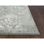 Tapis gris / blanc en laine tissé à la machine Burkes-1159864317