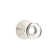 Privacy Modern Disc Crystal Knob with Modern Rose