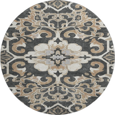 Premium Machine Washable Ralston AMF1947 Global Rug