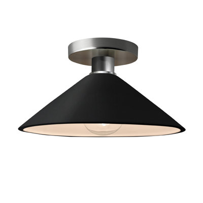 Single Light Ceramic Semi Flush Mount