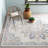 Didmarton Oriental Blue/Pink/Gray Area Rug-689102598