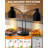  Dual Head Food Heat Lamp Adjustable Commercial Warming Light with ETL Bulbs for Restaurants and Buffets Black 500W
