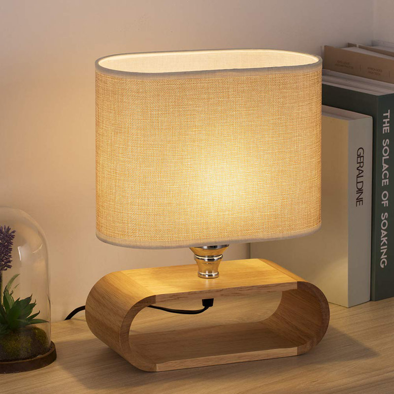 Lampe de chevet brune 13 po Pattersen
