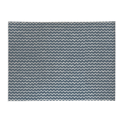 Chevron Wave Non-Slip Outdoor Rug