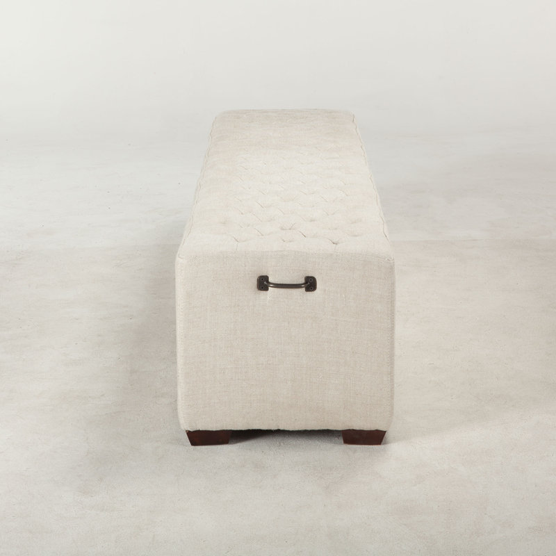Arabella Upholstered Bench, 17" H x 79" W x 18" D