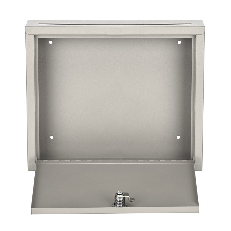 Large Mailbox Steel Multi-Purpose Secure Drop Box, Gray