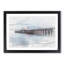 A Pier at Sunset in Abstract - Picture Frame Graphic Art Print-55629761-55629759