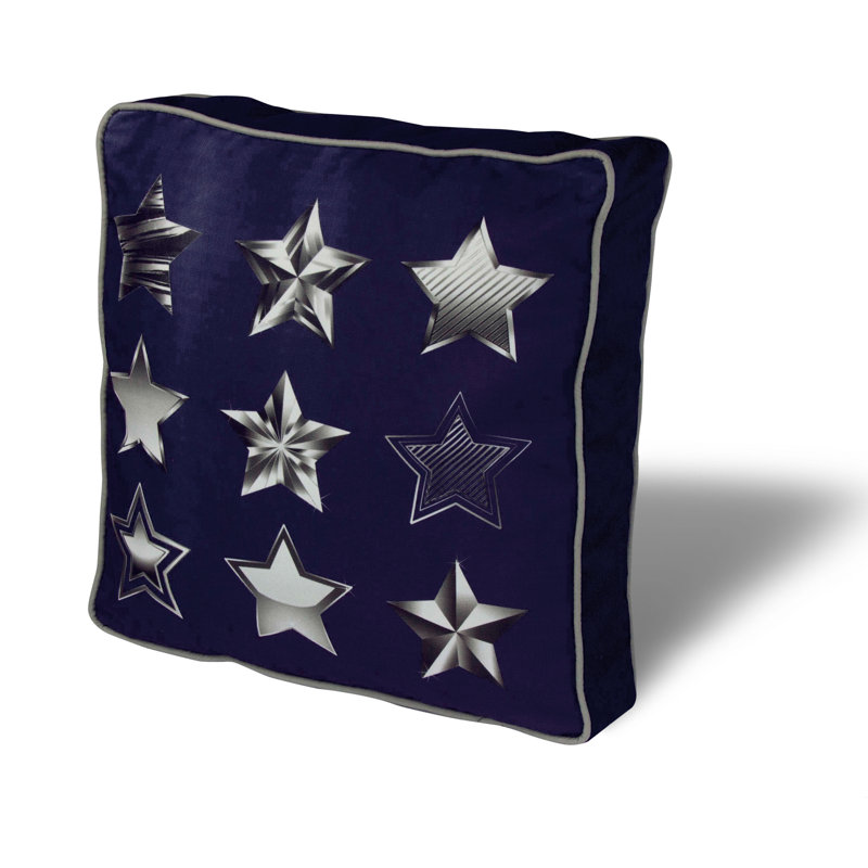 Coussin carré de qualité supérieure, 16,5 x 16,5 pouces, 50% coton / 50% polyester | Lavable et repassable avec fermeture à glissière dissimulée | Rembourrage en silicone pour un confort ultime | Housse amovible, parfaite pour la décoration intérieure et la détente