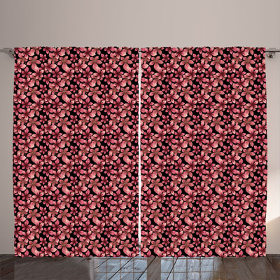 Semi Sheer Curtain Pair