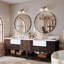 Metal Round Wall Mirror-422546168-422546169