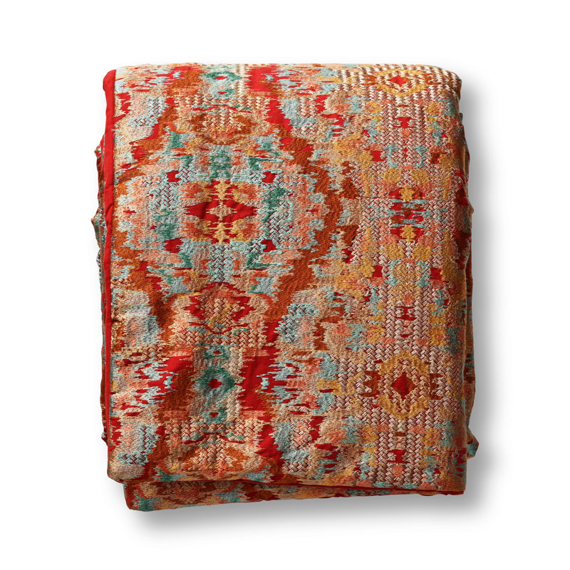 The Met x Ann Gish Dowry Embroidered Padded Throw