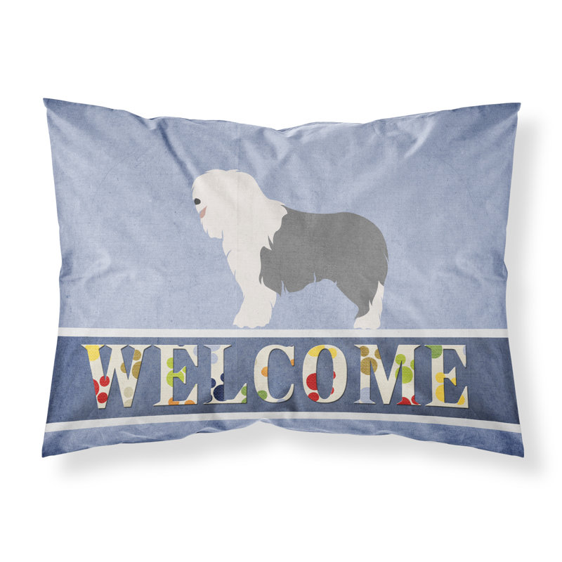 Microfiber, Brown Old English Sheepdog