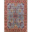 Tapis oriental rouge / bleu Rider-1836601444