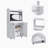 49.23'' Kitchen Pantry