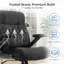 Fauteuil de massage grand et grand, fauteuil de bureau très large avec massage 3D et chaleur, fauteuil de direction ergonomique avec coussin à ressorts épais-1273237617