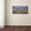 Art mural sur toile tendue - «Water Lillies 2» de Monet pour décoration de salon, de chambre à coucher ou de bureau - 12 x 24-1831780223