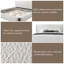 Lit plateforme beige bouclé King Size
