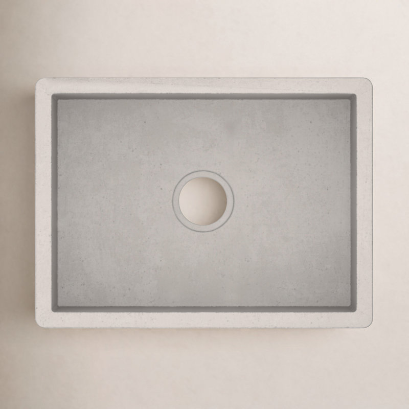 NativeStone® 24" L x 18" W Kitchen Sink, Ash