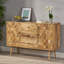 Buffet 3 tiroirs avec 2 portes (pieds KD)