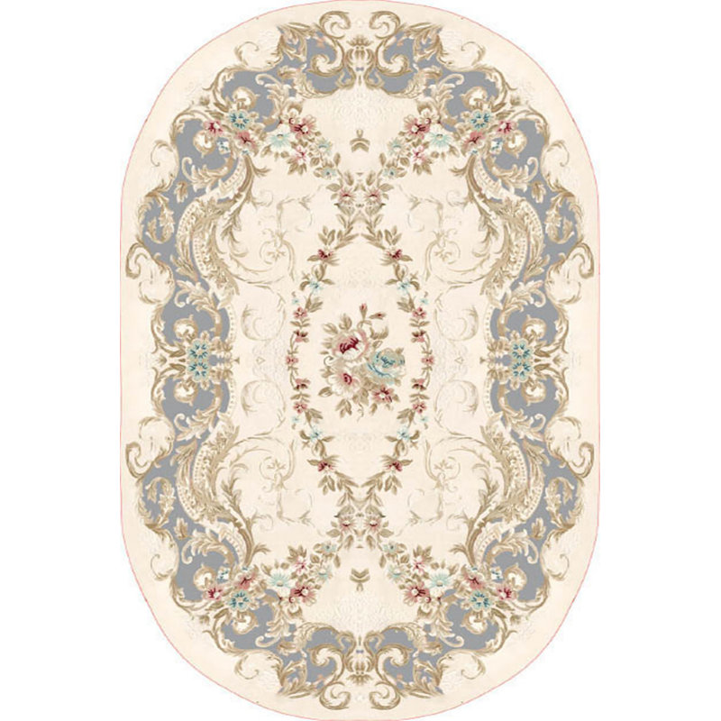 Luxurious Velvet Area Rug, 5.2 x 7.5 ft | 100% Velvet Fabric, 100% Cotton Sole, 0.4 in Pile Height | Antibacterial, Non-Slip, Machine Washable | Elegant 3D Digital Print, Perfect for Living Room & Bedroom Décor