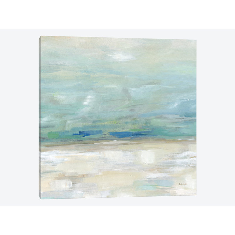«Skyline II», reproduction sur toile, H 37 po x l 37 po x P 1,5 po, Pas de tapis, Toile tendue