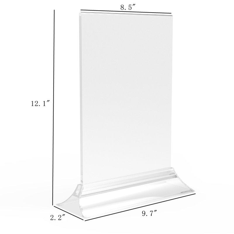 8.5 x 11" Sign Holder Menu Holder Picture Frame Photo Frame Literature