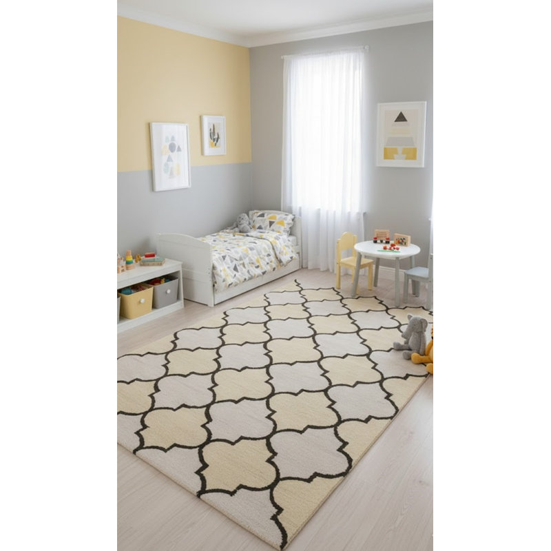 Wool Geometric Indoor Rug